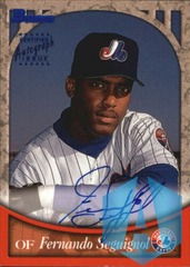 1999 Bowman Autograph #BA25 Fernando Seguignol Expos